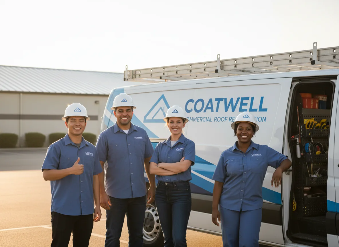 Commercial roof coating company in Coalport, PA